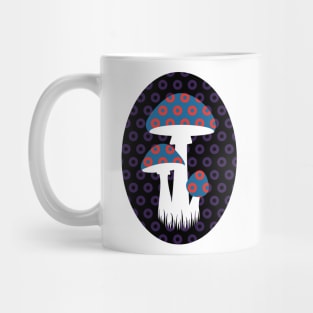 Phish Fishman Donuts Amanita Mushrooms Mug